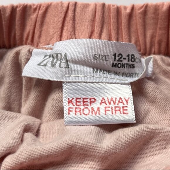 Zara Baby Girl Tutu Pink Feminine Layered Tulle Lined Cotton Sz 12-18  Months - Picture 5 of 14